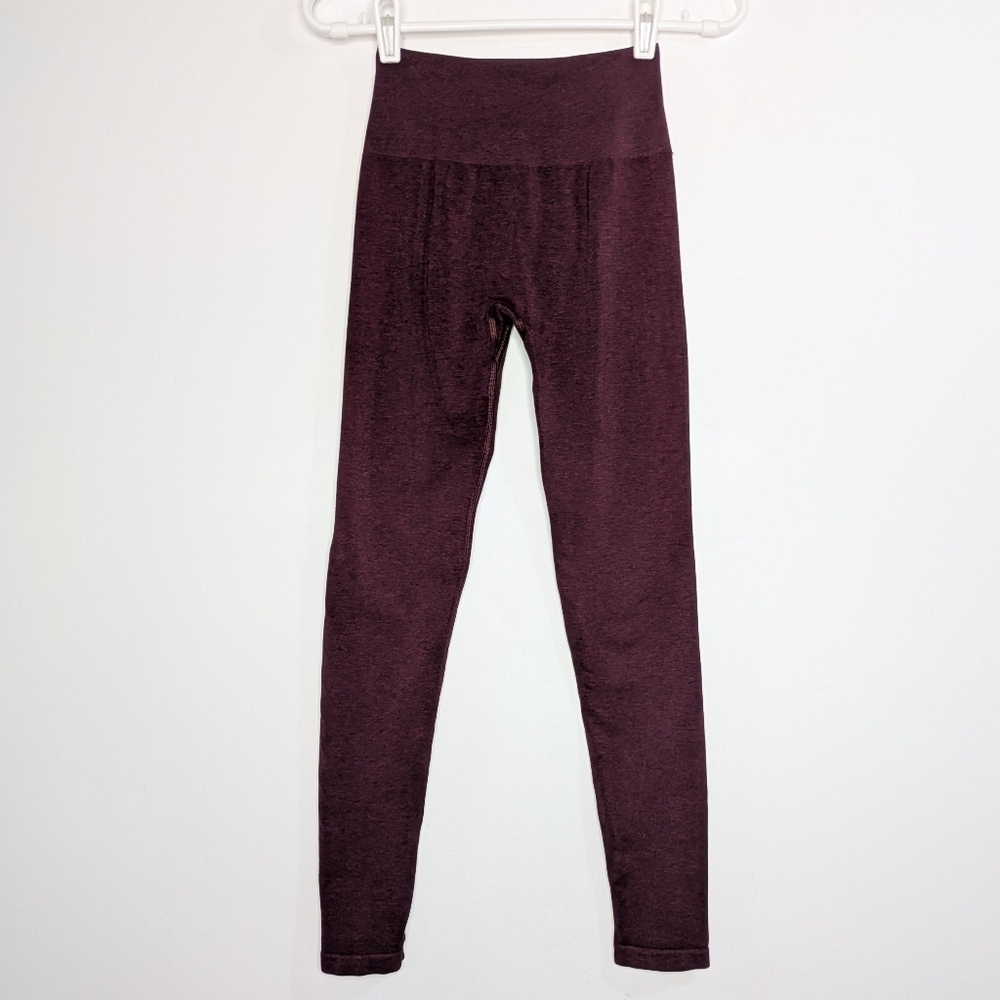 Alphalete Maroon Workout Exercise Leggings S